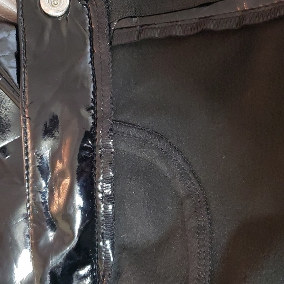 Missguided Fun, 100% Polyurethane, Black, Shiny Pants. Size 4  NWOT - Picture 6 of 13